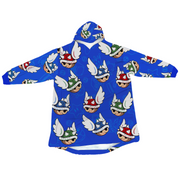 Racing Shell Sherpa-Lined Hoodie Blanket