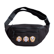 3 Faceless Monkeys Bum Bag