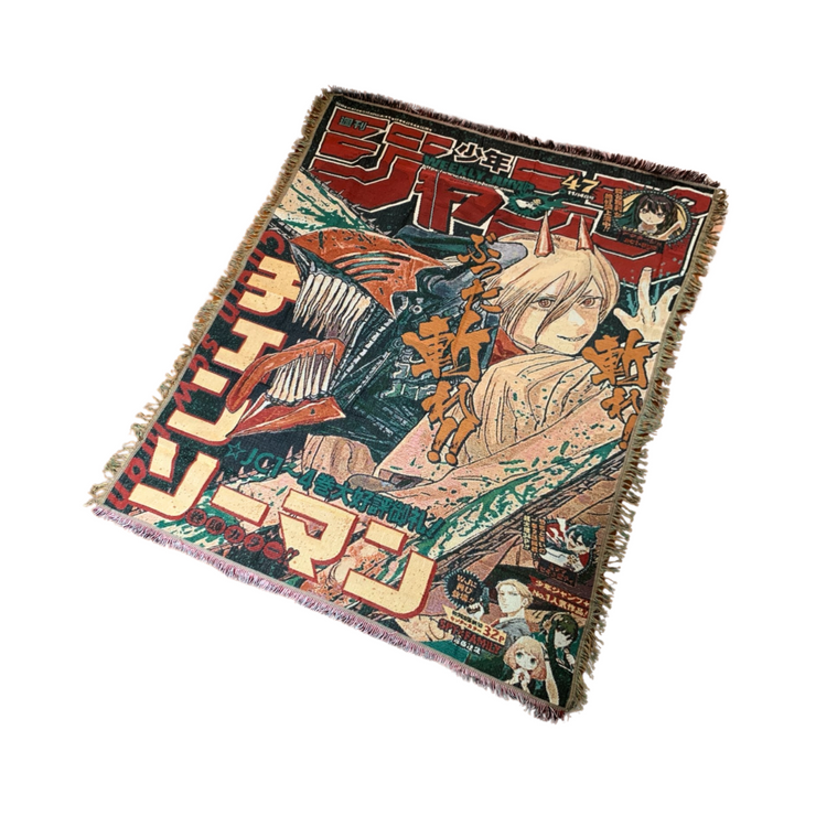 Chainsaw Jump Woven Blanket