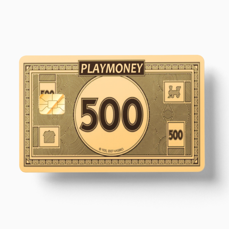 Card Emblems 500 Bill Skin (Holographic)