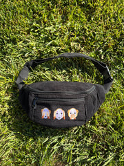 3 Faceless Monkeys Bum Bag