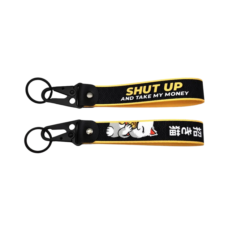 Shut Up Key Strap