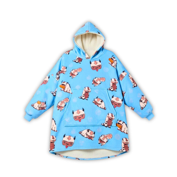Flying Bison Hoodie Blanket