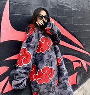 Akatsuki Sherpa-Lined Hoodie Blanket