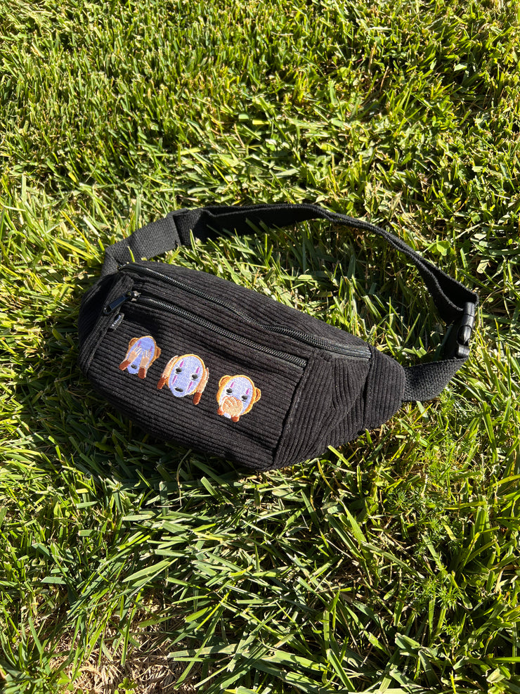 3 Faceless Monkeys Bum Bag