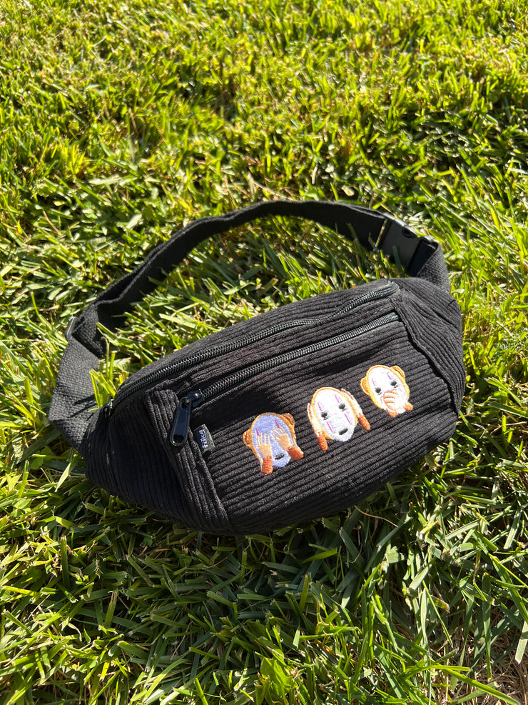 3 Faceless Monkeys Bum Bag