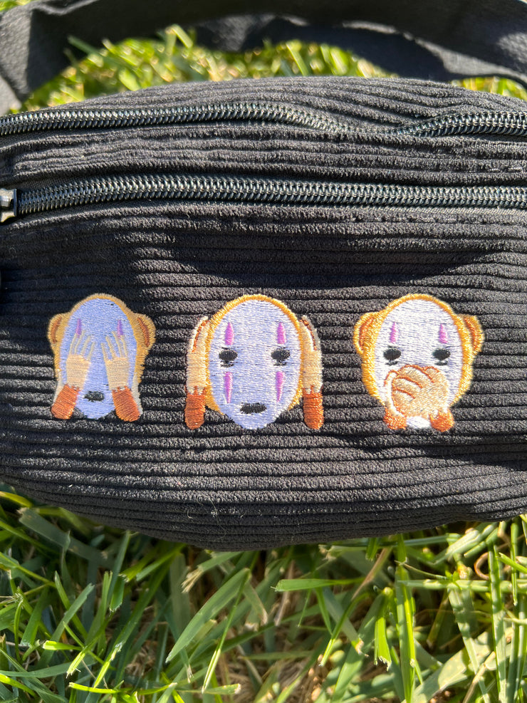 3 Faceless Monkeys Bum Bag