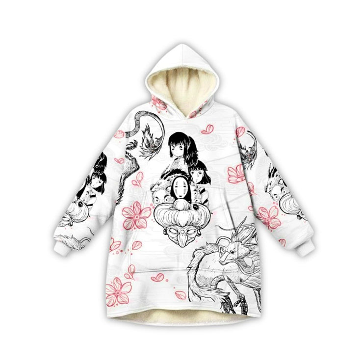 Ghibli Blend Hoodie Blanket