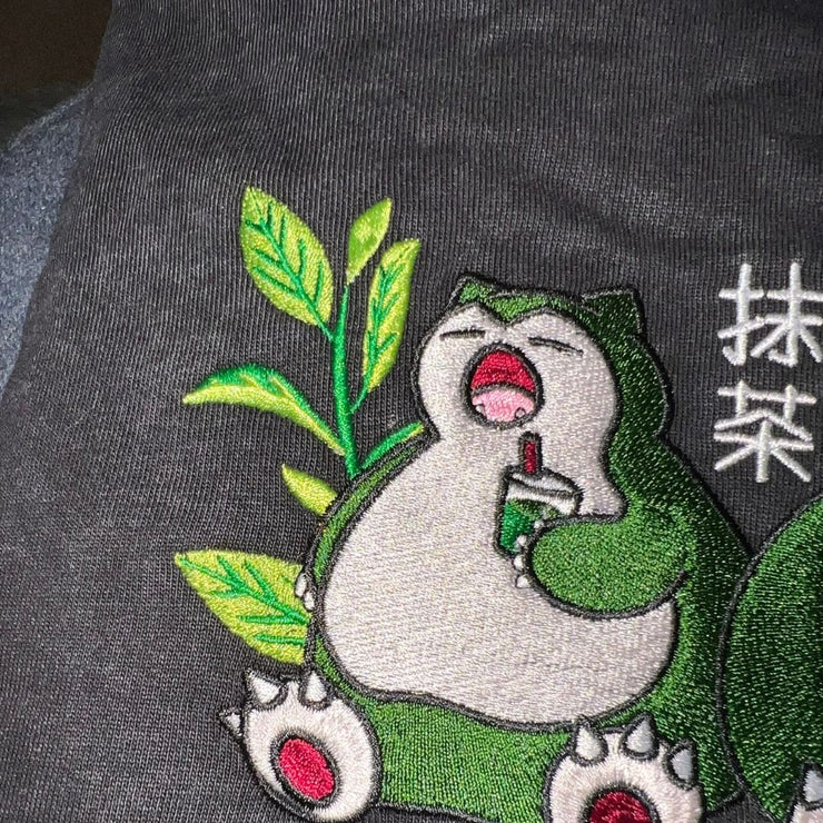 Matchalax Vintage Embroidered Sweatshirt/Hoodie