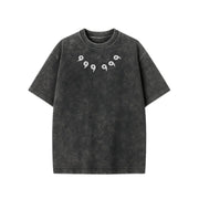 Sage Embroidered Vintage Tee