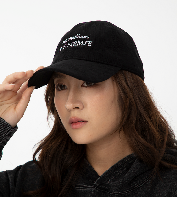 Ma Meilleure Ennemie Corduroy Embroidered Cap
