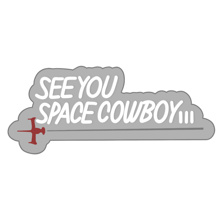 Space Cowboy Neon Sign