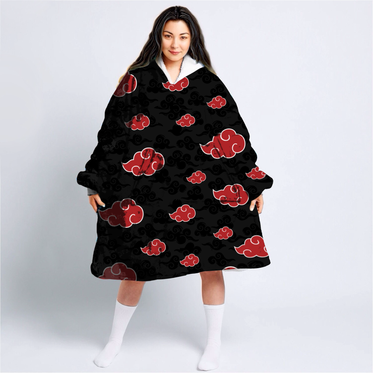 Gilgamesh Hoodie Blanket Akatsuki Sherpa-Lined Hoodie Blanket