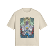 Gilgamesh Apricot / S Reaper Death Seal Boxy Oversized Tee