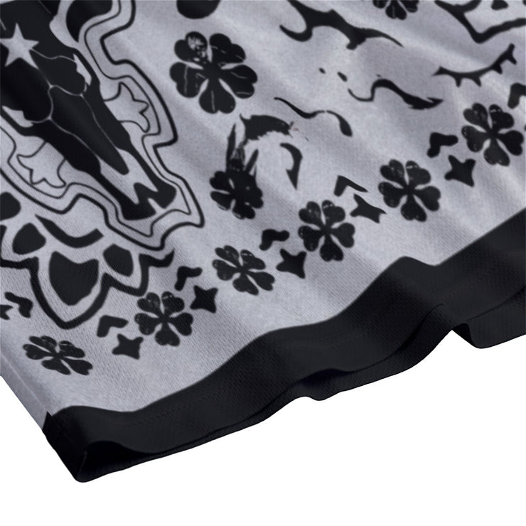 Gilgamesh Black Clover Paisley Mesh Shorts