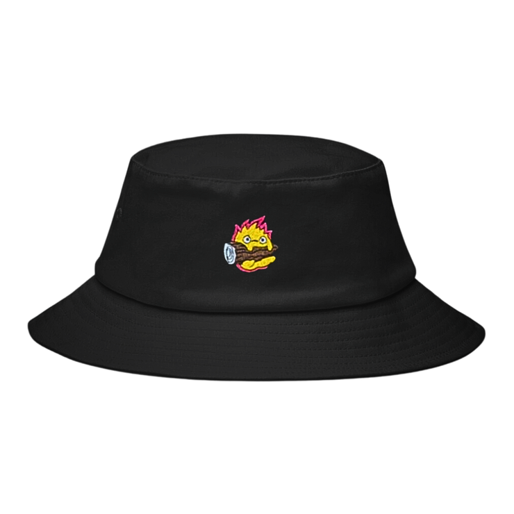 Gilgamesh Black Fire Demon Embroidered Bucket Hat