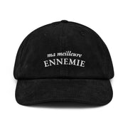 Toka hat Black Ma Meilleure Ennemie Cord Cap