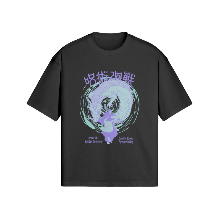 PODpartner Black / S Cursed Spirit Boxy Oversized Tee