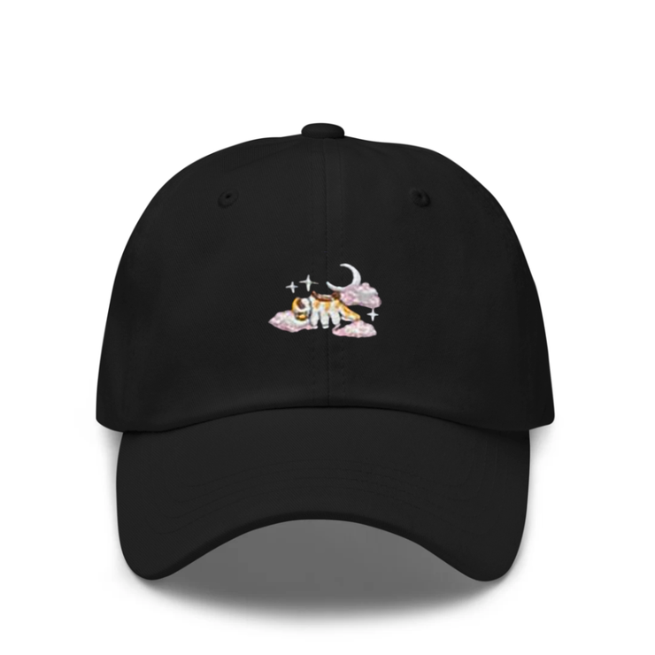 Gilgamesh Black Yip Yip Embroidered Cap