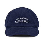 Ma Meilleure Ennemie Corduroy Embroidered Cap