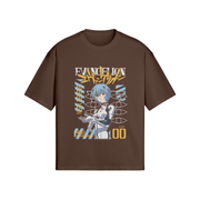 Gilgamesh Dark Brown / S Evangelion Rei Boxy Oversized Tee