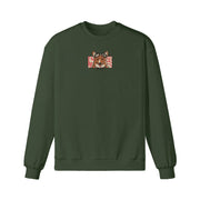 Gilgamesh sweatshirt Data Corgi Embroidered Sweatshirt