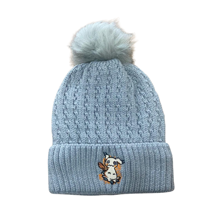 Gilgamesh Disguise Thick-Knit Pom Beanie