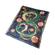 Toka Home Decor Dragon Jump Woven Blanket