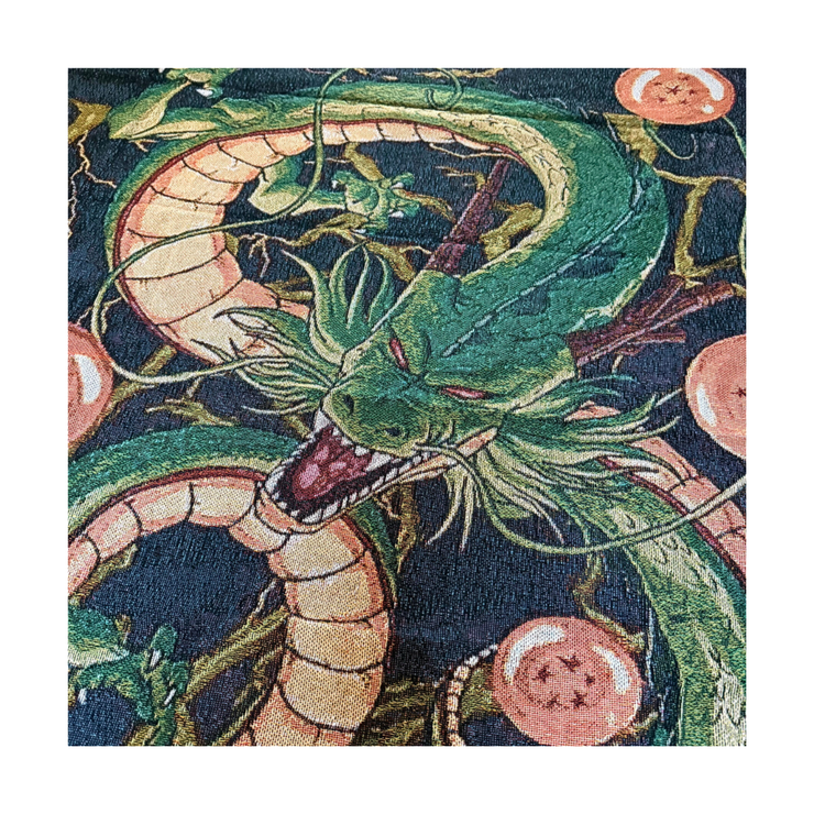 Toka Home Decor Dragon Jump Woven Blanket