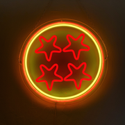 Gilgamesh Four Star Neon Sign