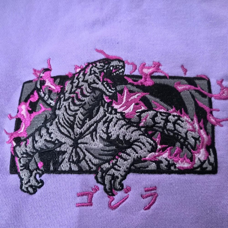 Toka Godzilla Embroidered Sweatshirt/Hoodie