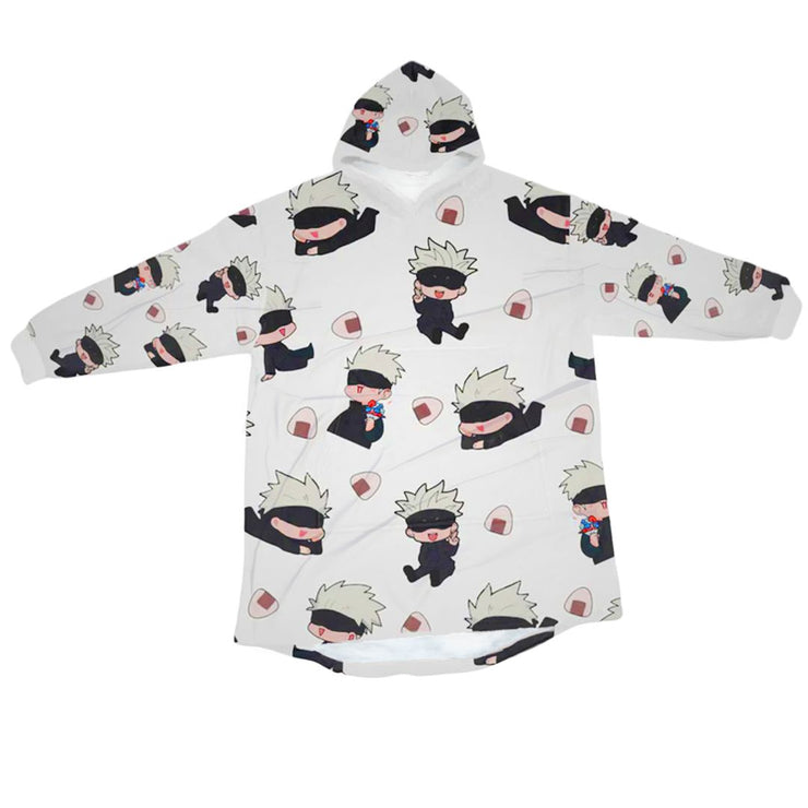 Toka Hoodie Blanket Gojo Hoodie Blanket