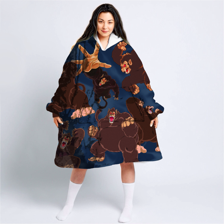 Gilgamesh Hoodie Blanket Great Ape Sherpa-Lined Hoodie Blanket