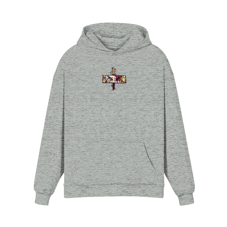 Gilgamesh hoodies Heart Ablaze Embroidered Hoodie