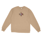 Gilgamesh sweatshirts Heart Ablaze Embroidered Sweatshirt