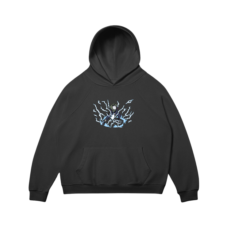 Toka Hoodie / Black / S Lightning Blade Embroidered Sweatshirt/Hoodie