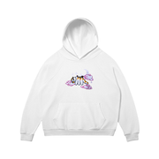 Toka Hoodie / White / S Yip Yip Embroidered Sweatshirt/Hoodie