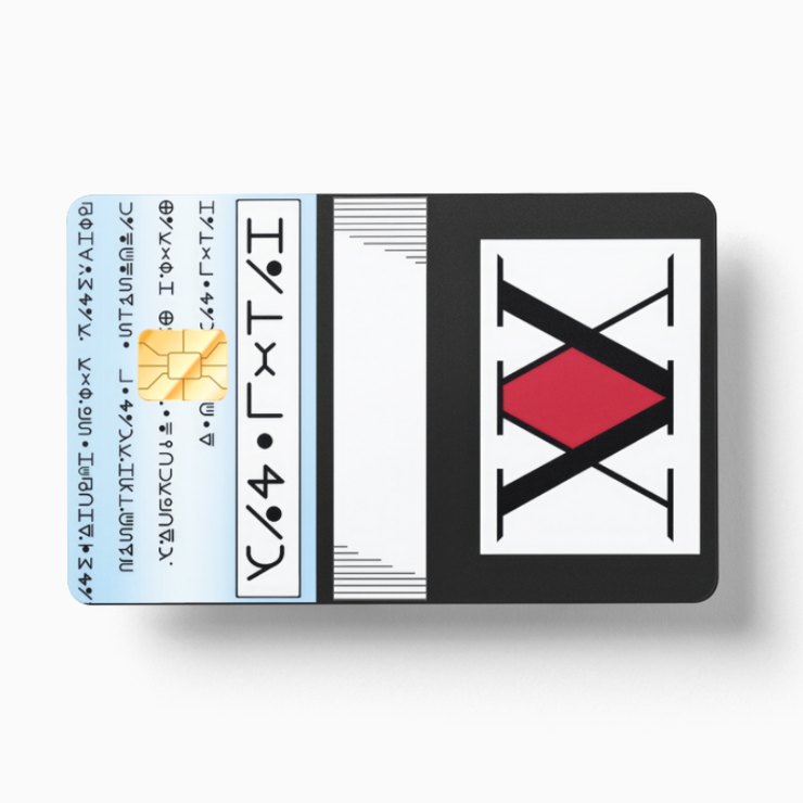 Card Emblems HxH License Skin (Holographic)