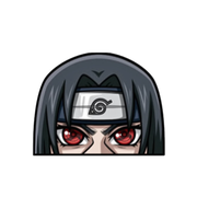 Gilgamesh Itachi Peeker Motion Sticker