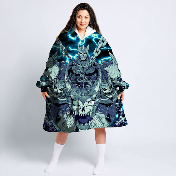 Gilgamesh Hoodie Blanket Kaiju Sherpa-Lined Hoodie Blanket