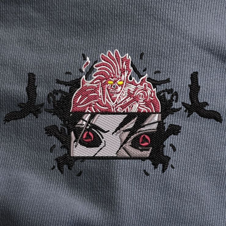 Toka™️ Mangekyo Darkness Embroidered Sweatshirt/Hoodie