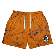 Gilgamesh Marbled Training Mesh Shorts