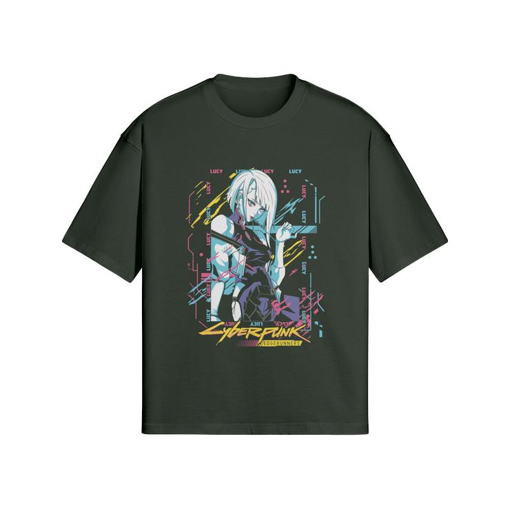 Gilgamesh Medium Jungle Green / S Cyber Lucy Boxy Oversized Tee