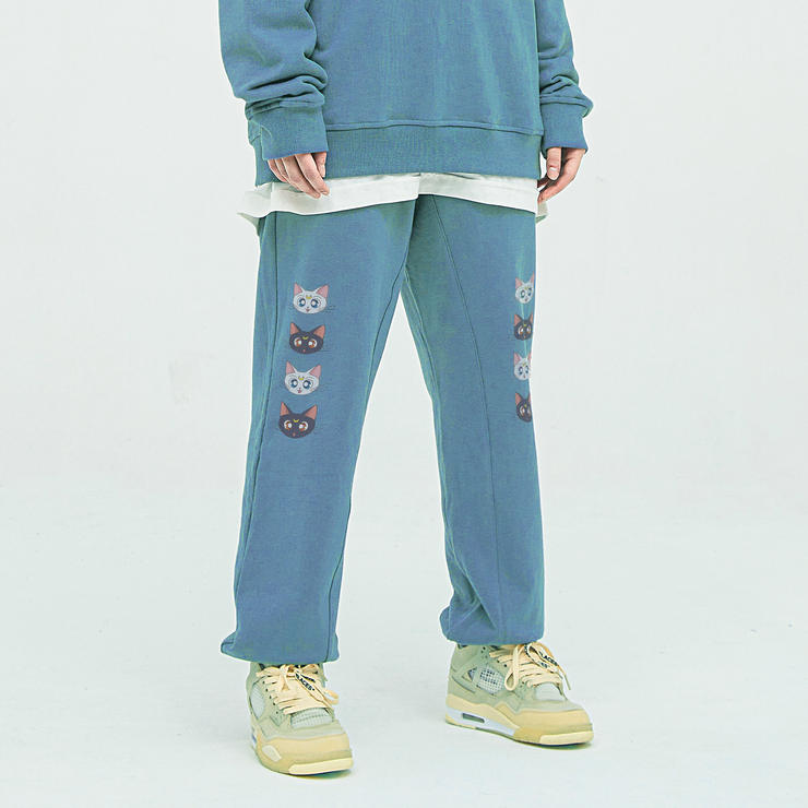 Gilgamesh Moon Cat Sweatpants