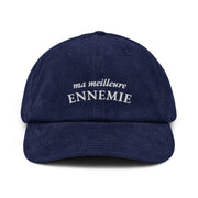 Toka hat Navy Ma Meilleure Ennemie Cord Cap