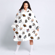 Gilgamesh Hoodie Blanket Ninken Sherpa-Lined Hoodie Blanket