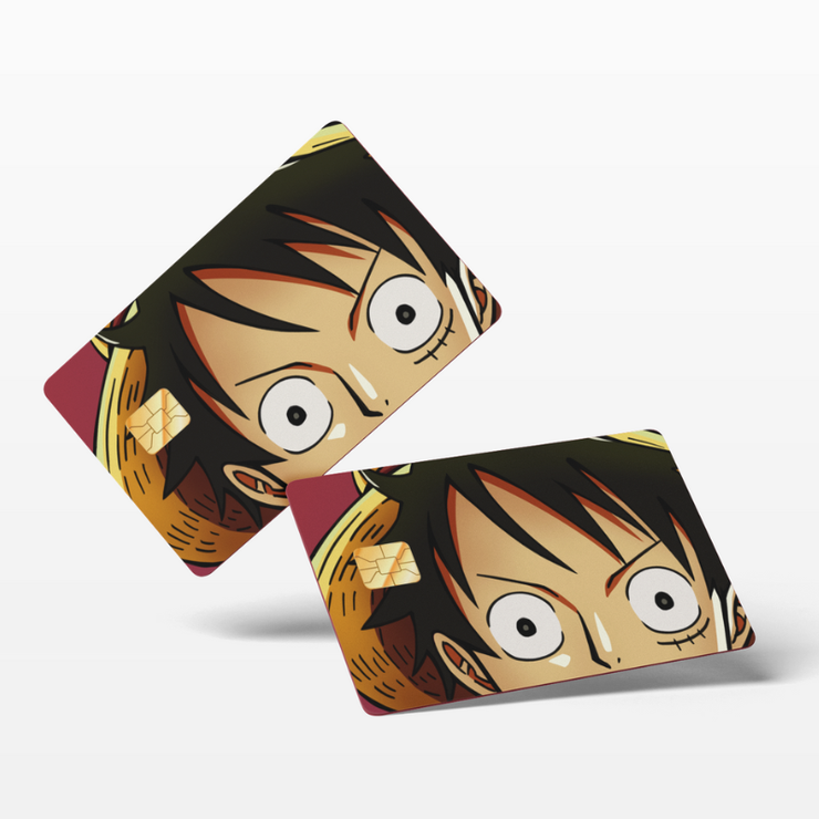 Card Emblems Peeking Luffy Skin (Holographic)