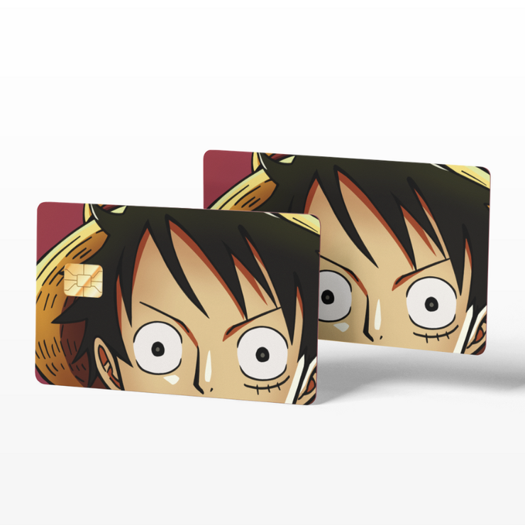 Card Emblems Peeking Luffy Skin (Holographic)