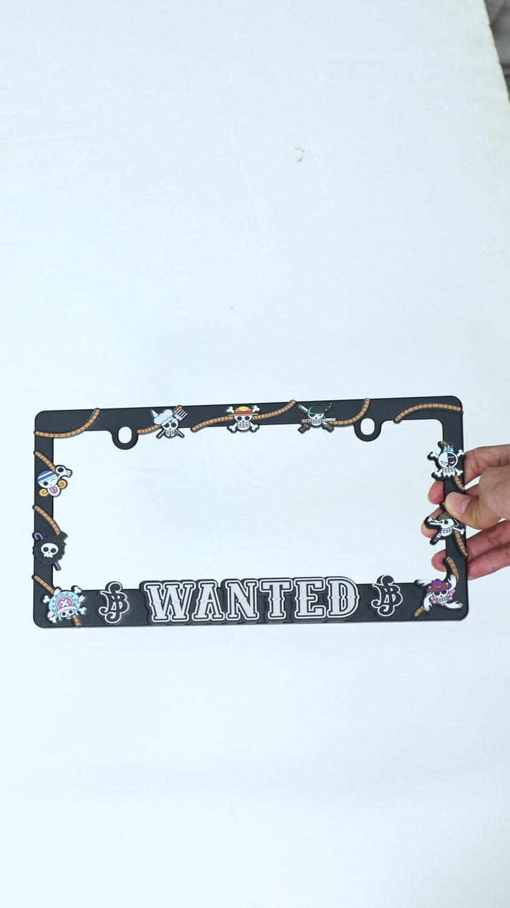Wanted License Plate Frame