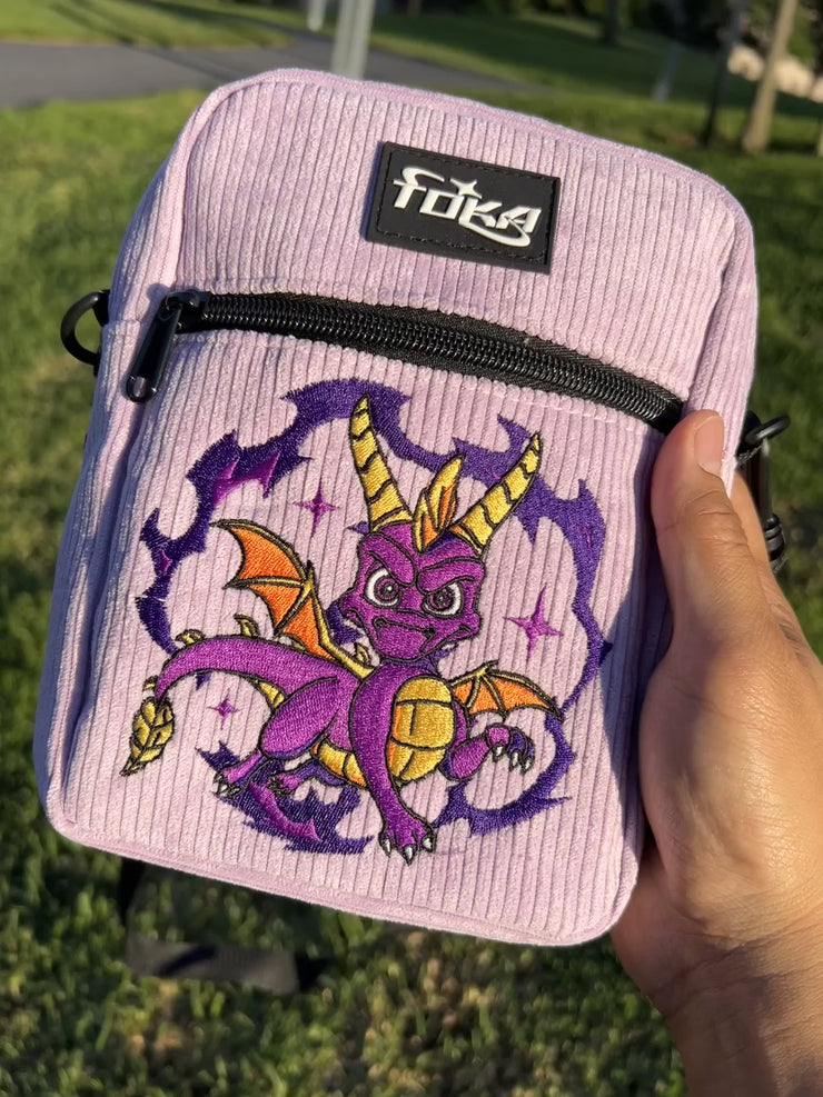 Purple Dragon Sling Bag